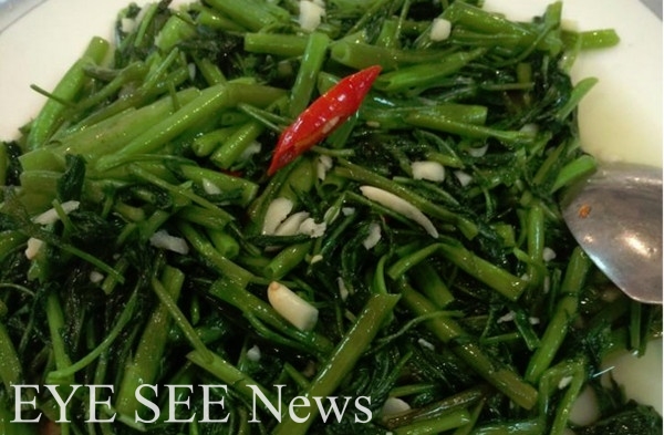 KMT議員秀出辣炒空心菜 網友大呼傳神