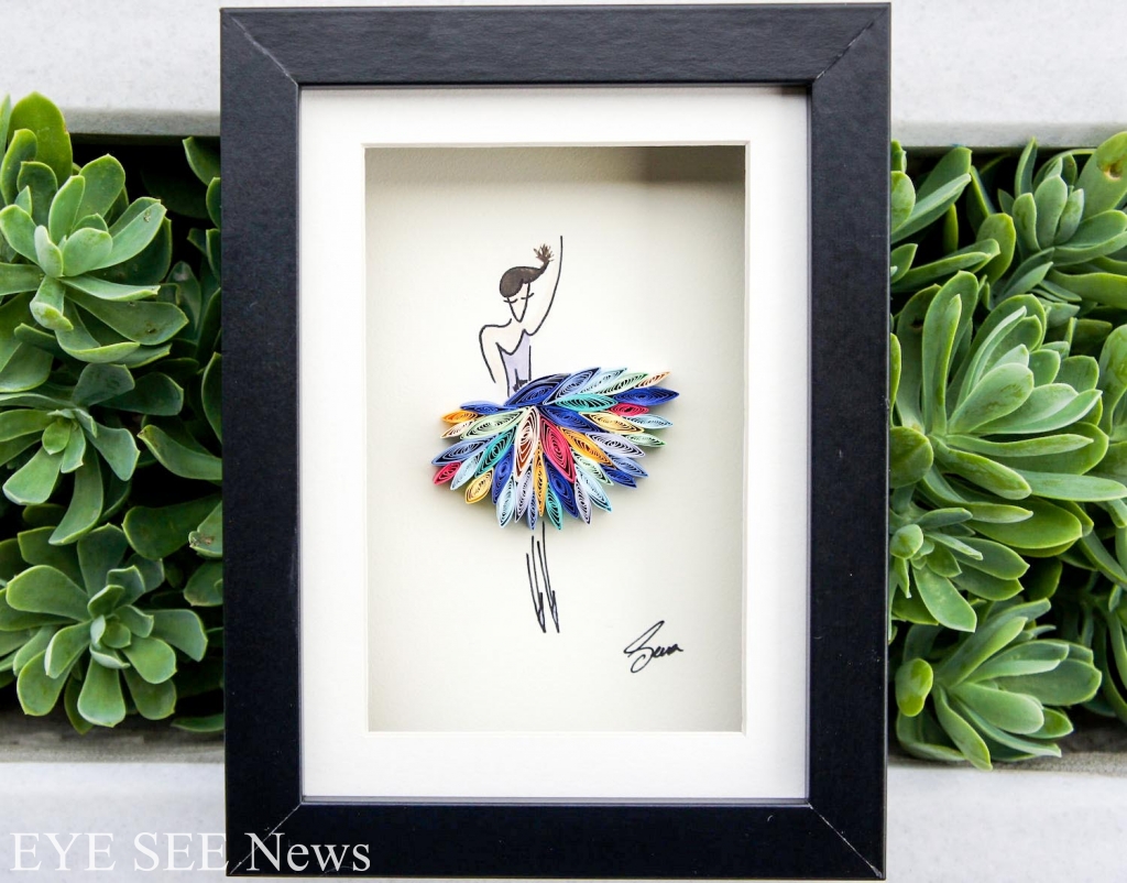 土耳其設計師Sena Runa的捲紙藝術作品 圖/Sena Runa的Etsy