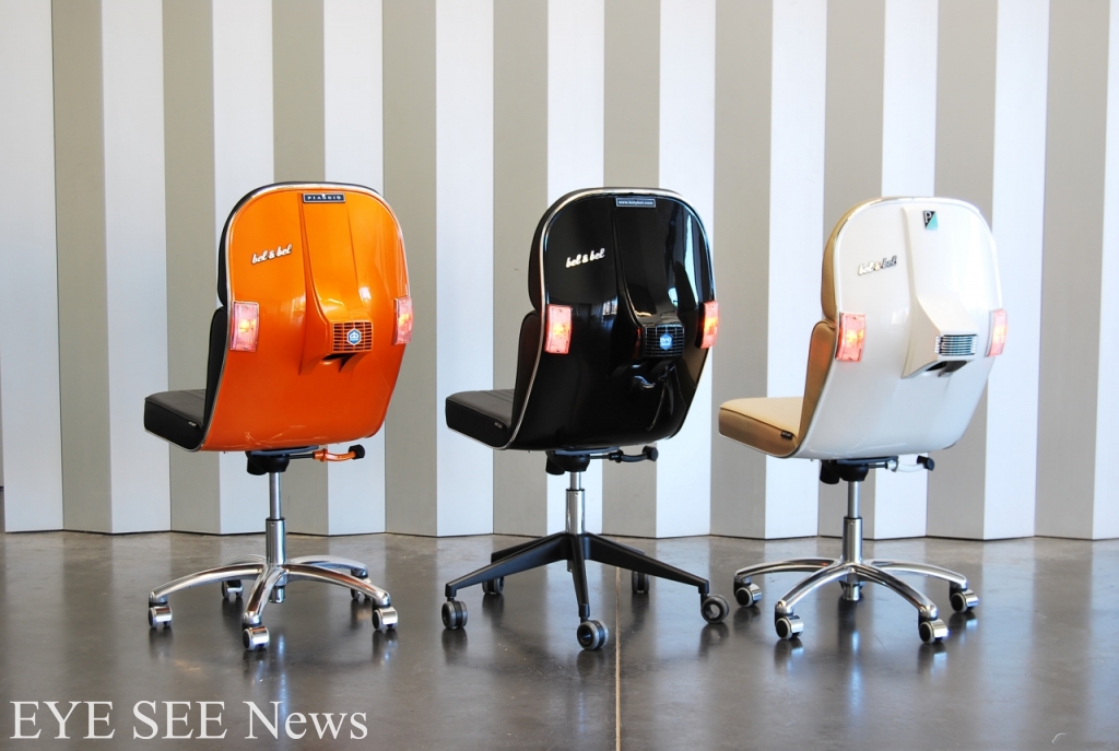 偉士牌座椅。圖/Bel&Bel