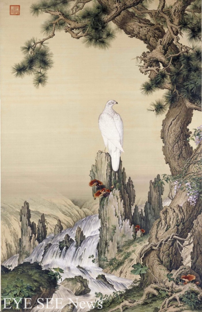 朗世寧 嵩獻英芝圖