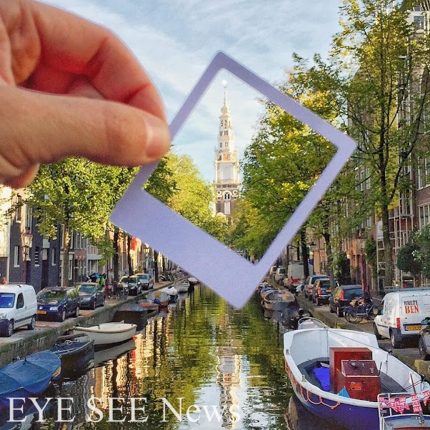 利用框中框，在畫面中製造畫面。是攝影常用的手法，嘗試起來相當有趣味，也能輕鬆引導出相片中的焦點。圖／instagram.com/paperboyo/