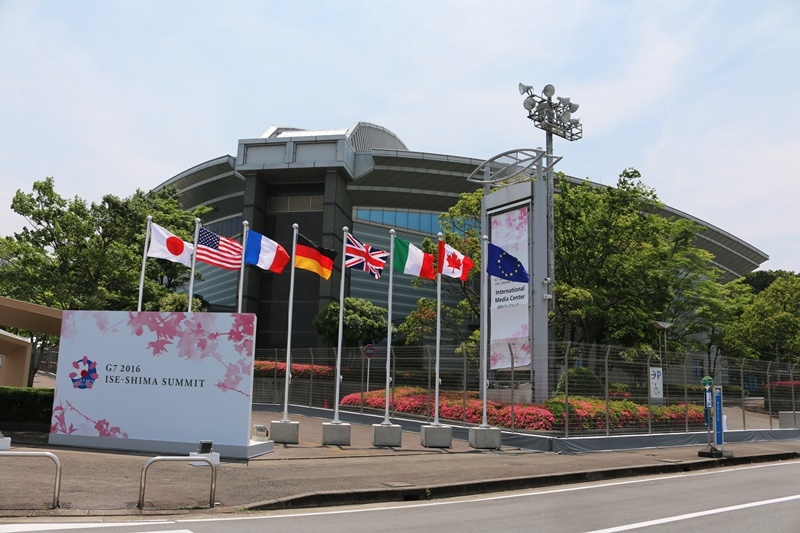 G7高峰會26日在日本伊勢志摩峰會開幕，中國經濟與海南議題成焦點。圖／G7 Summit website