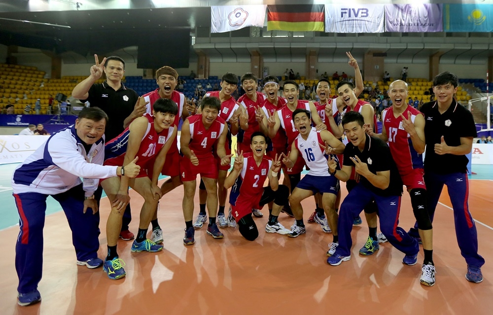 台灣男排打入2016世界排球聯賽第三級決賽。圖/FIVB官方網站 台灣男排打入2016世界排球聯賽第三級決賽。圖/FIVB官方網站