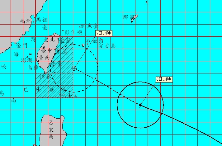 圖 / 交通部氣象局