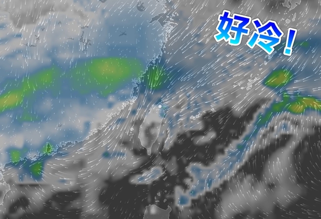 強烈大陸冷氣團來襲，跨年務須做好保暖措施。圖／中央氣象局