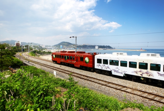 東岸海洋列車之旅。圖／韓國觀光公社