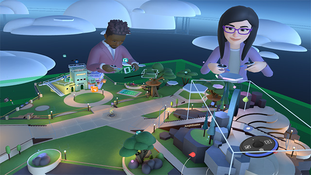 臉書母公司Meta於2021年12月9日宣布，VR社交平台Horizon Worlds開放美國與加拿大地區18歲以上的用戶使用。圖/Horizon Worlds官方網站