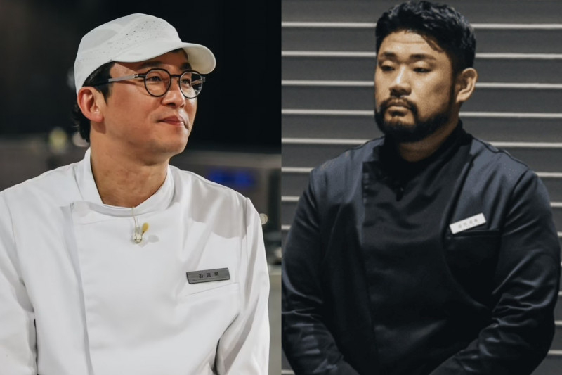 總決賽由「料理怪物」李河成與崔康祿進行黑白對決 圖/翻攝自Netflix