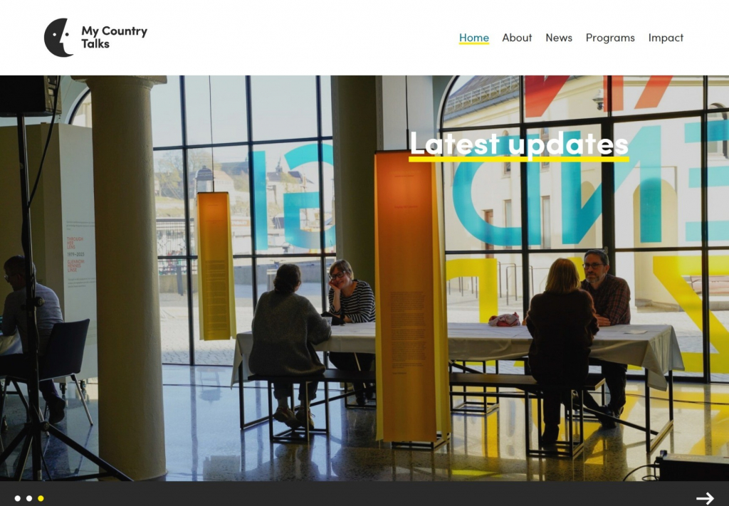 官方後續調查指出，平均約 80% 的參與者對對話感到滿意，約 90% 的人表示願意再次參與類似活動（翻攝自My Country Talks網站）。