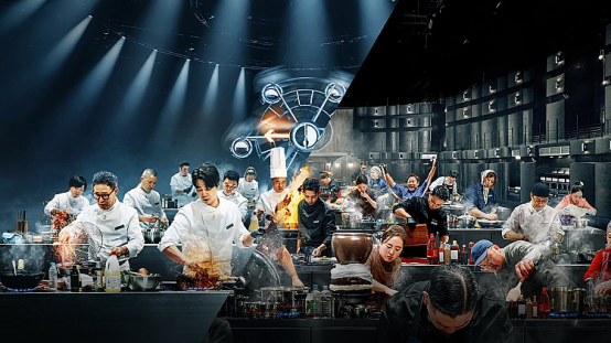 Netflix現象級實境秀《黑白大廚：料理階級大戰2》。 圖/Netflix